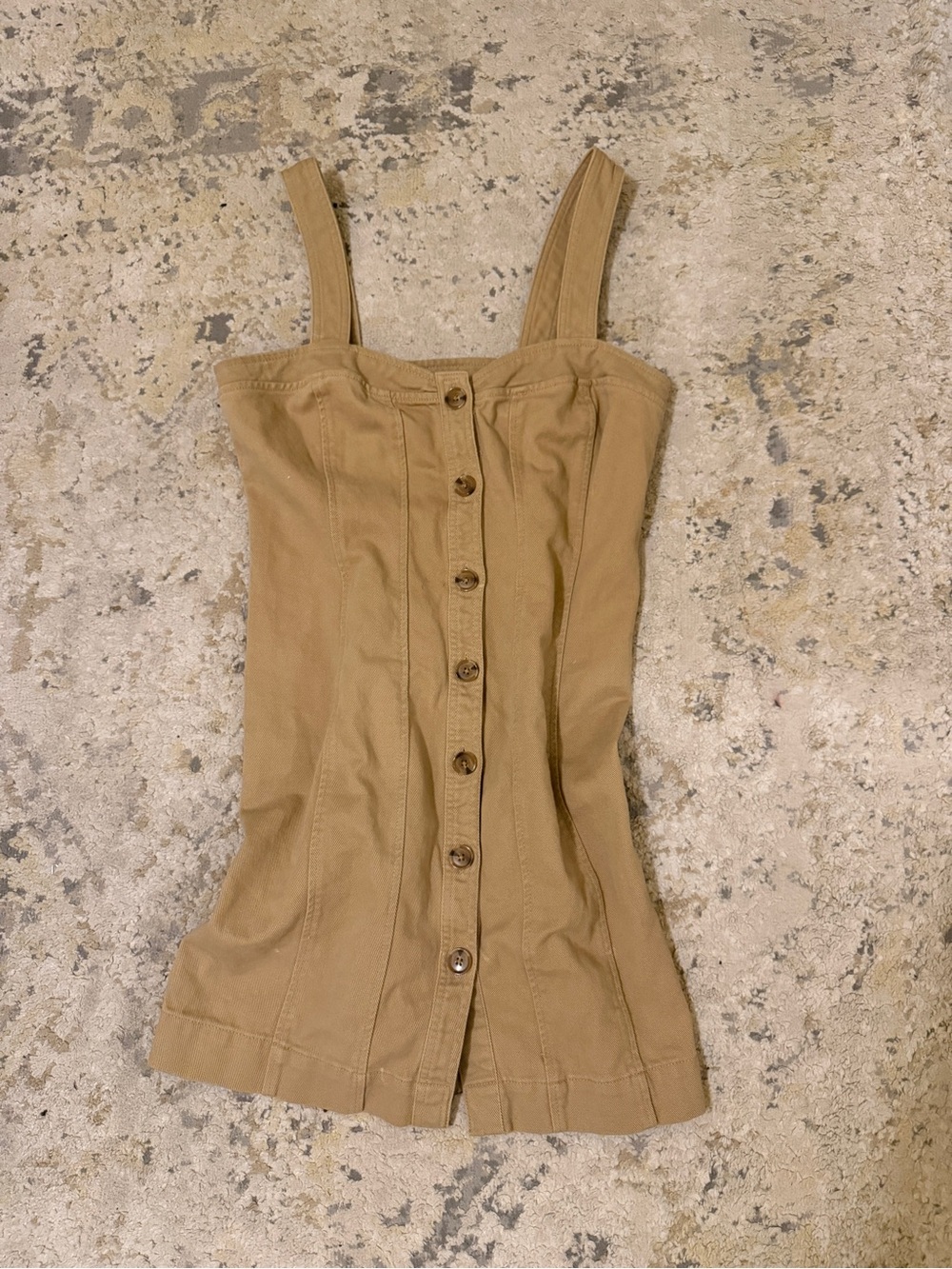 Banana Republic Tan Button-Front dress
